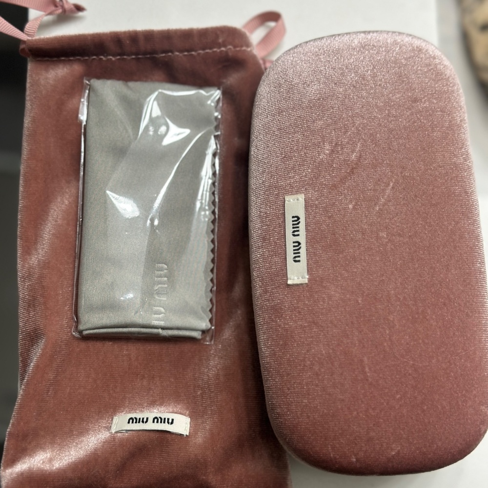 Miu Miu Rectangular Sunglasses Used Like New - image 3